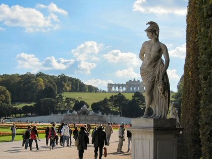 Persée et la Méduse, statue à Schönbrunn