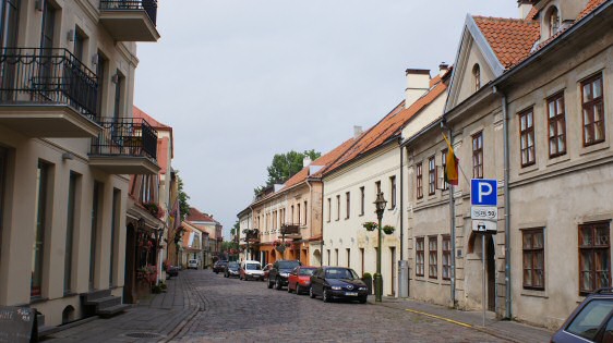 Altstadtgasse in Kaunas