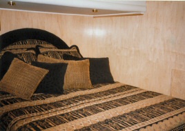 bed in our cabine