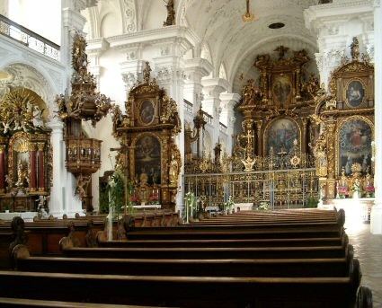 Intérieur de l'église d'Obermarchtal