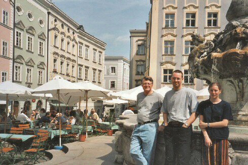 Gerhard, Stefan und Babsi in der Barockstadt Passau