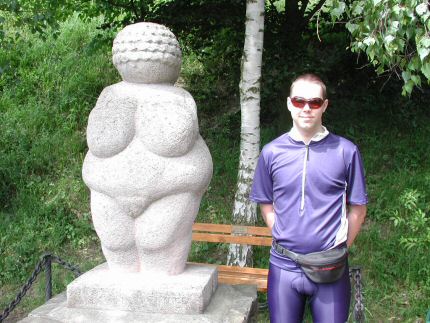 Stefan and the Venus von Willendorf
