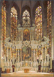 gotischer Chor im Erfurter Dom