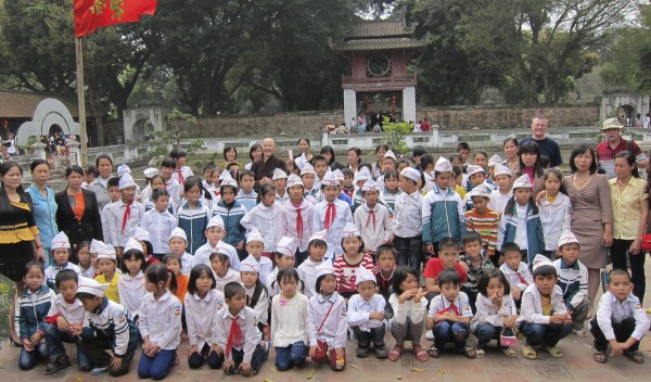 Group in the Temple of Literature