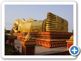 The huge feet of the lying Buddha