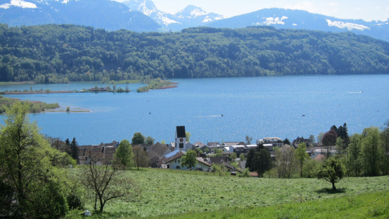 Schmerikon at lake Zuerich