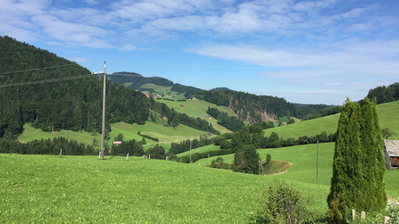View from Hofstetten to the north