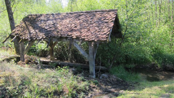 dilapidated washhouse