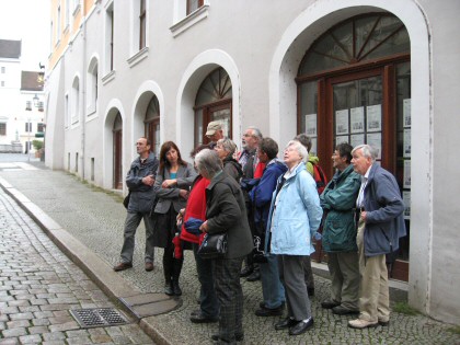 Group in front of the Bibelhaus