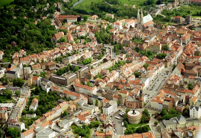 Aerial view of Görlitz