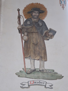 Saint Jacques, peinture murale