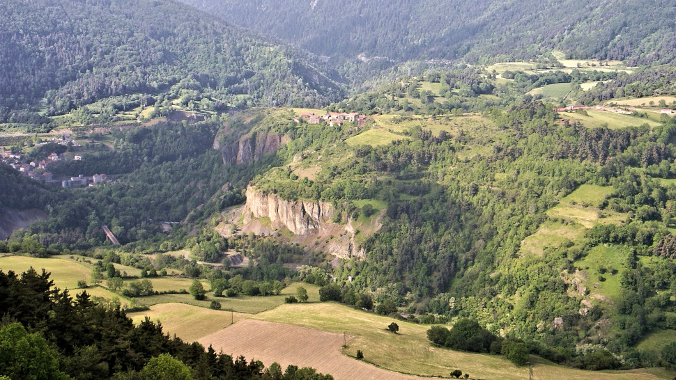 Ausblick ins Tal nach Monistrol-d'Allier