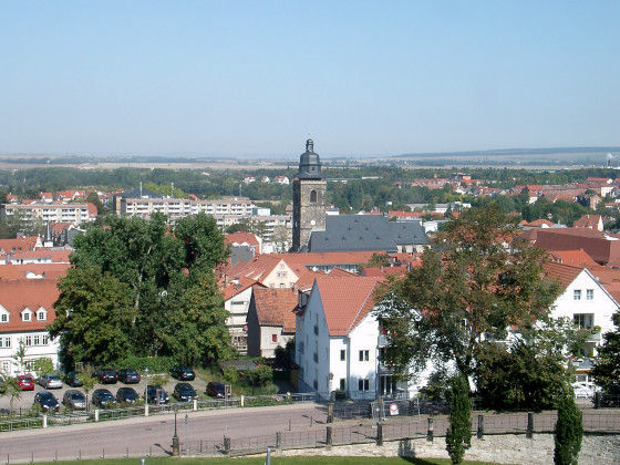 Blick auf die Mar­garethenkirche