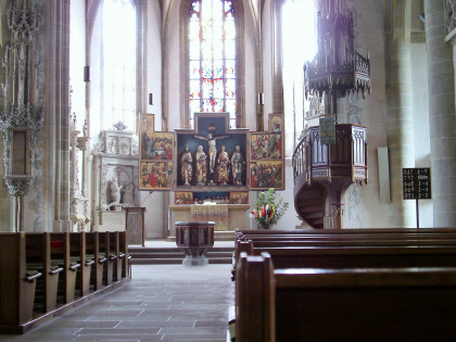 Johanneskirche Interior view