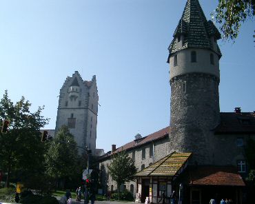 Tour de la ville de Ravensburg avec la porte Frauentor