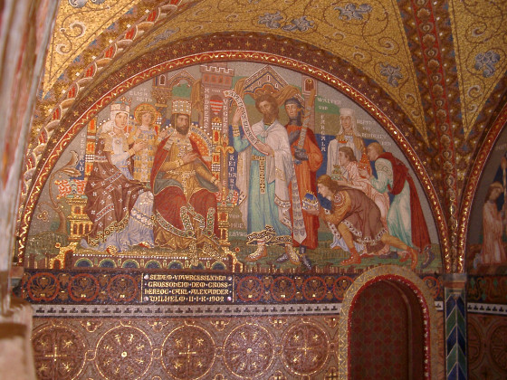 Mosaic by Moritz von Schwind 19th c.