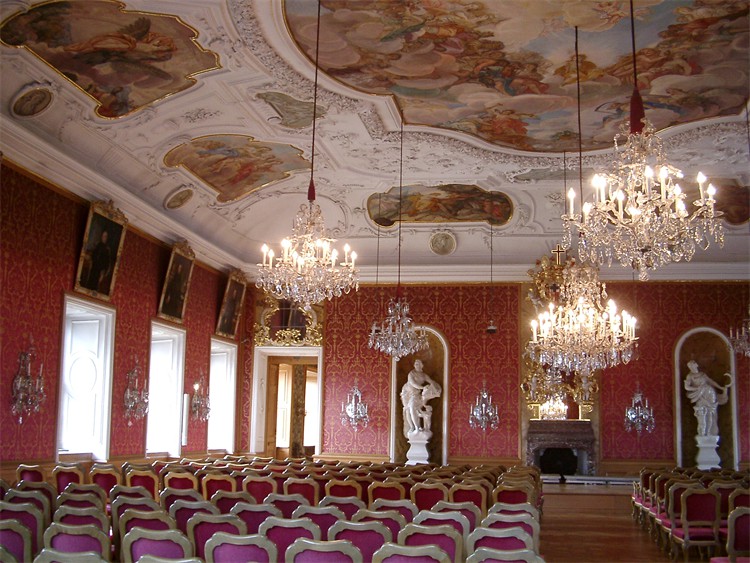 large hall in the castle