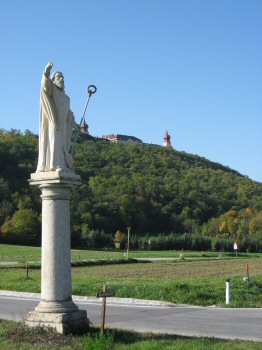 Statue du moine bénédictin