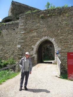 Porte du château d'Aggstein