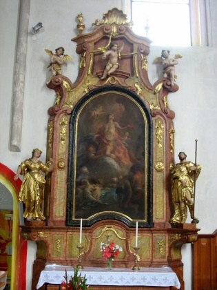 Église paroissiale de Sindelburg autel latéral droit