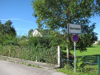 Town sign Oberthalheim