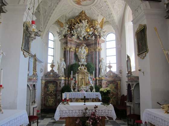 Innenansicht St. Michael im Gnadenwald