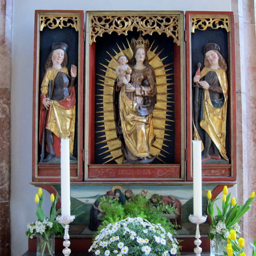autel latéral gothique