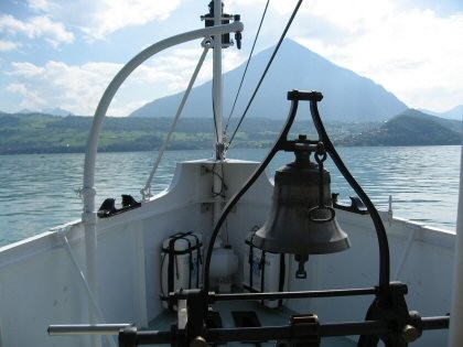 Cloche du bateau à vapeur Blümlisalp