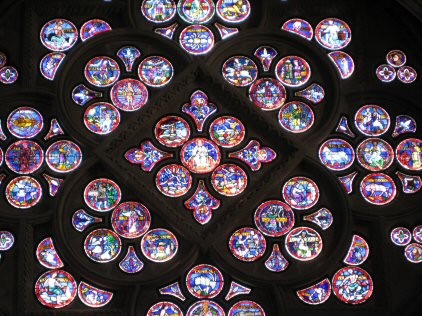 Rosace de la cathédrale de Lausanne