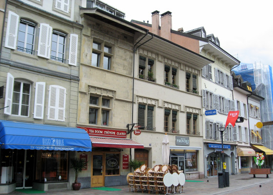 main street in Morges