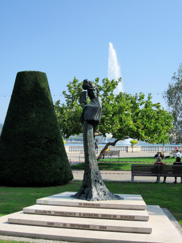 Empress Elisabeth Monument in Geneva