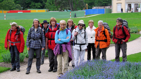 group picture in the botanic garden of Geneva