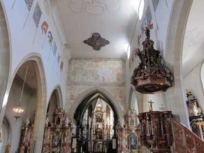 Intérieur de l'église franciscaine