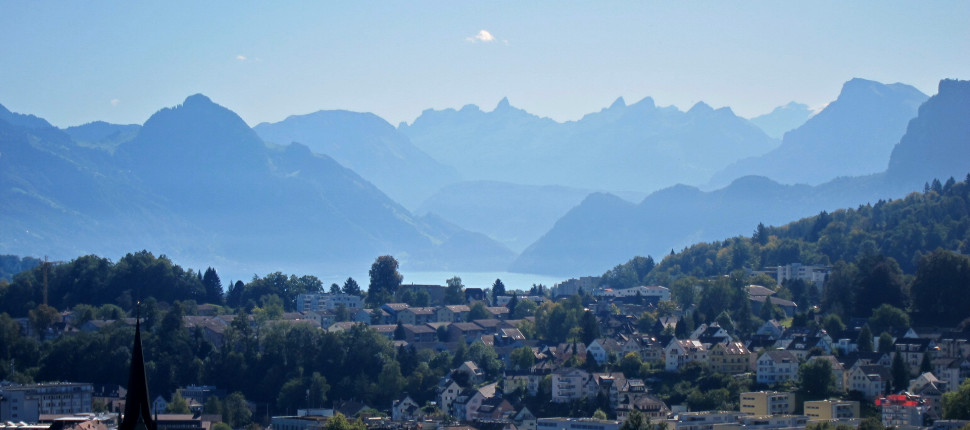 Luzern und der Vierwaldstättersee