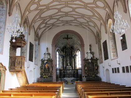 Werthenstein, church interior view