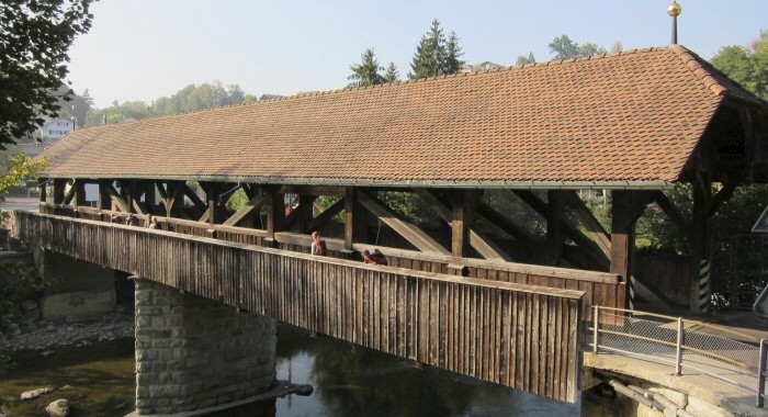 gedeckte Holzbrücke, Werthenstein