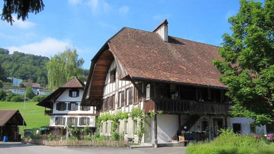 typical timber-framed houses