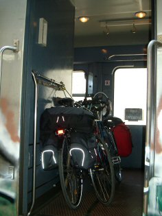 bikes in the train