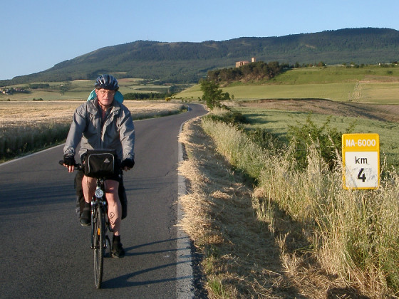 En route pour Camparos à vélo