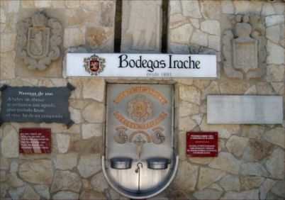 Irache wine fountain