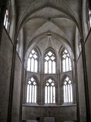 Choir with alabaster windows