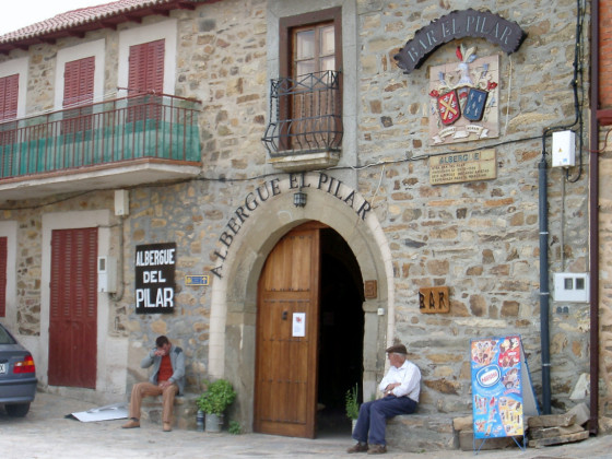 Pilgrims' hostel in Rabanal del Camino