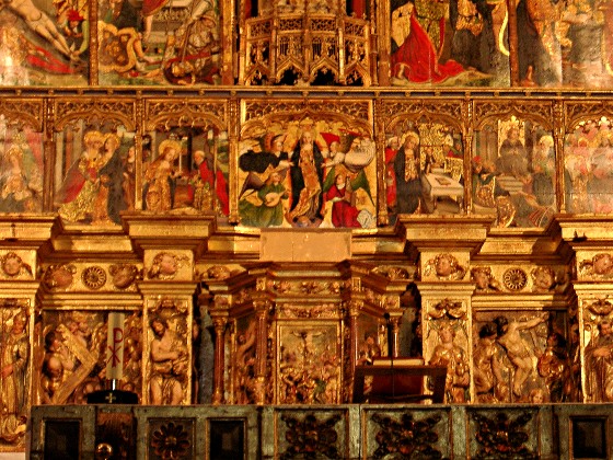 Altar Detail: Aus dem Leben Mariens