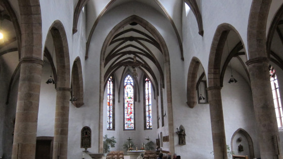 Vue intérieure de l'église