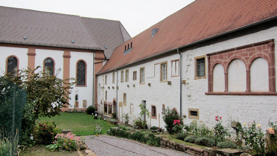 monastery courtyard