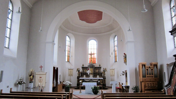 Église, vue intérieure