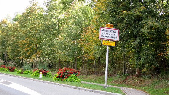 town sign Marienthal