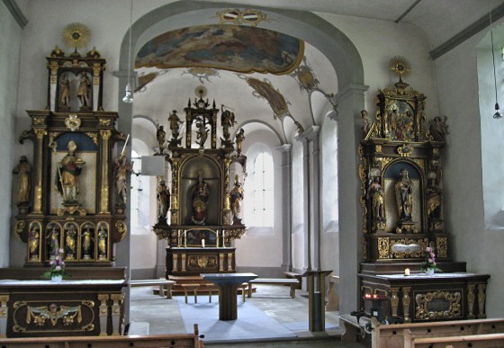 Frauenberg chapel, Innenaufnahme