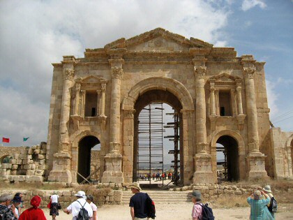 Hadrian's Gate in Gerasa