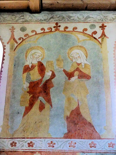 Fresque : Verena et Magdalena